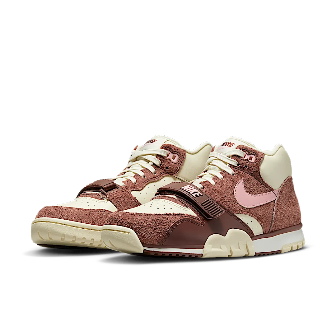 Nike Air Trainer 1 Valentine's Day (2023), Dark Pony/Medium Soft Pink/Coconut Milk (DM0522-201)