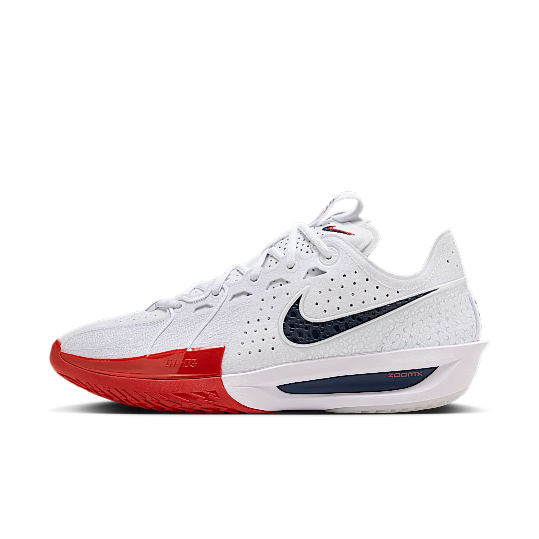 Nike Air Zoom GT Cut 3 USA, White/Obsidian-Sport Red (DV2913-103/DV2918-103)