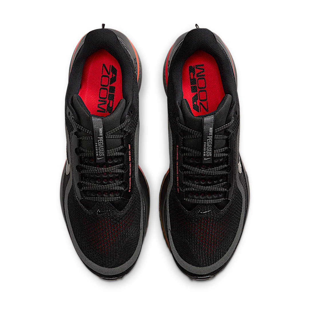 Nike Air Zoom Pegasus Premium Black Bright Crimson, Black/Bright Crimson/Metallic Silver (HQ2592-003)