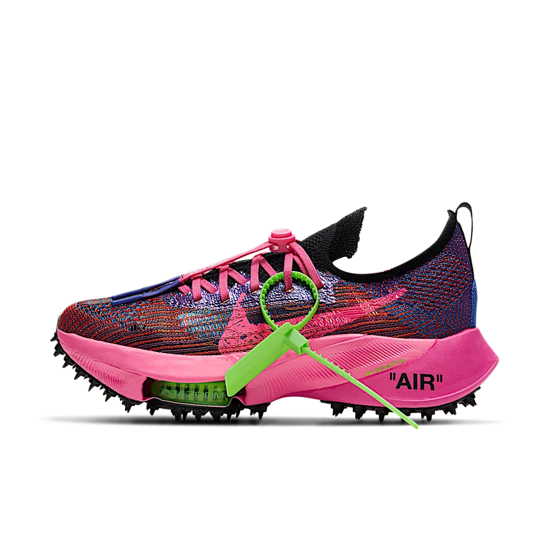 Nike Air Zoom Tempo Next% Flyknit Off-White Racer Blue Pink Glow, Racer Blue/Black-Pink Glow-White (CV0697-400)