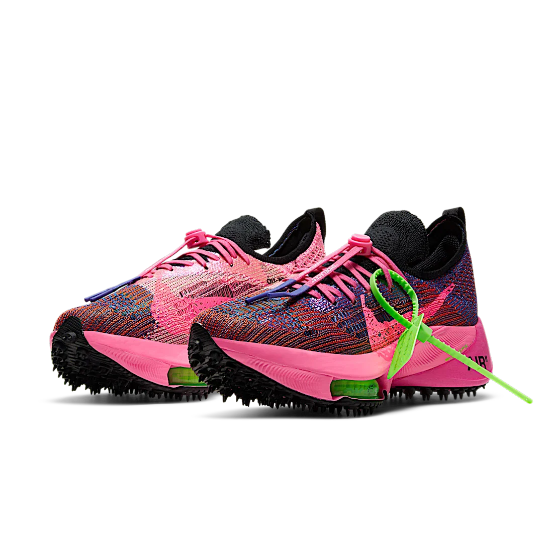 Nike Air Zoom Tempo Next% Flyknit Off-White Racer Blue Pink Glow, Racer Blue/Black-Pink Glow-White (CV0697-400)