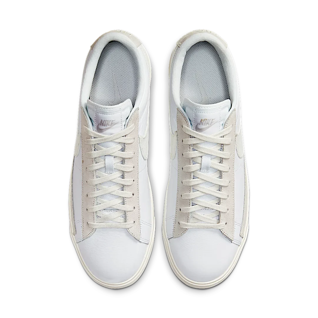 Nike Blazer Low Leather White Sail, White/Sail-Platinum Tint (CW7585-100)