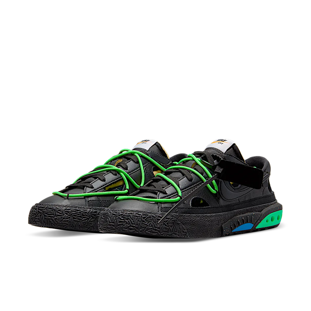Nike Blazer Low Off-White Black Electro Green