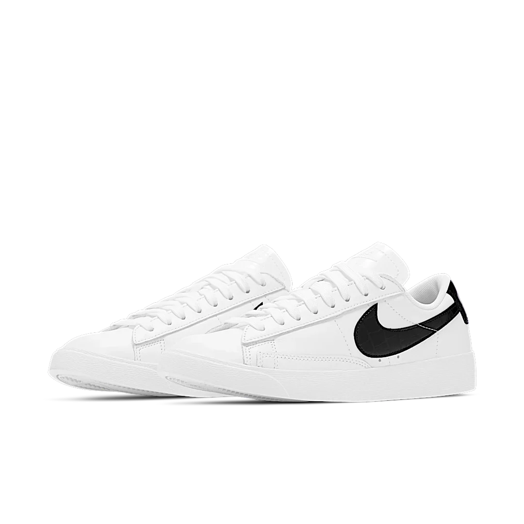 Nike Blazer Low White Black Croc