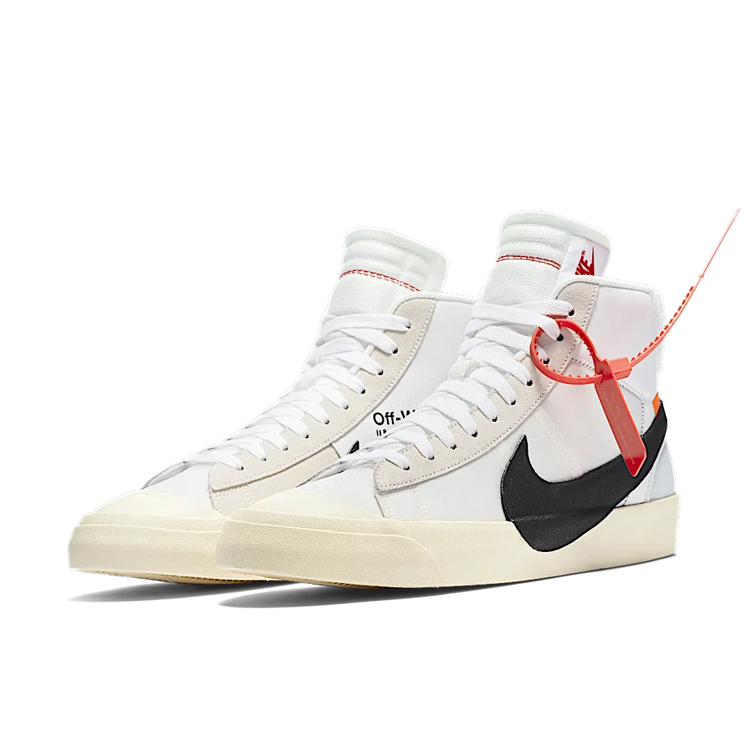 Nike Blazer Mid Off-White, White/Black-Muslin (AA3832-100)