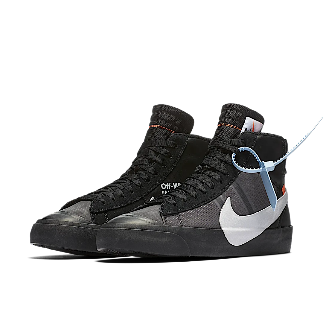 Nike Blazer Mid Off-White Grim Reaper, Black/White-Cone-Black (AA3832-001)