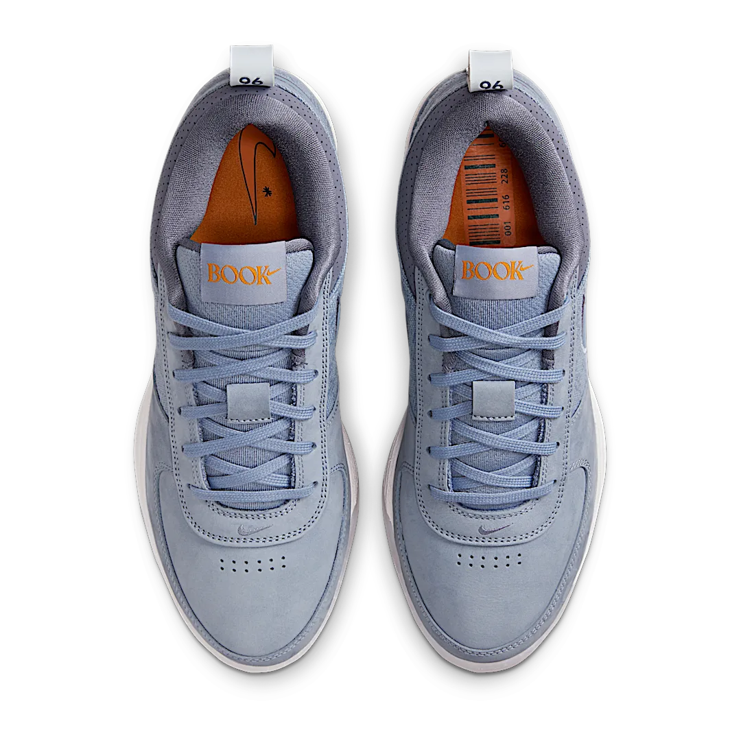 Nike Book 1 Mirage V2 (Translucent Outsole), Ashen Slate/Light Carbon/Football Grey/Summit White/Safety Orange (FJ4249-400)