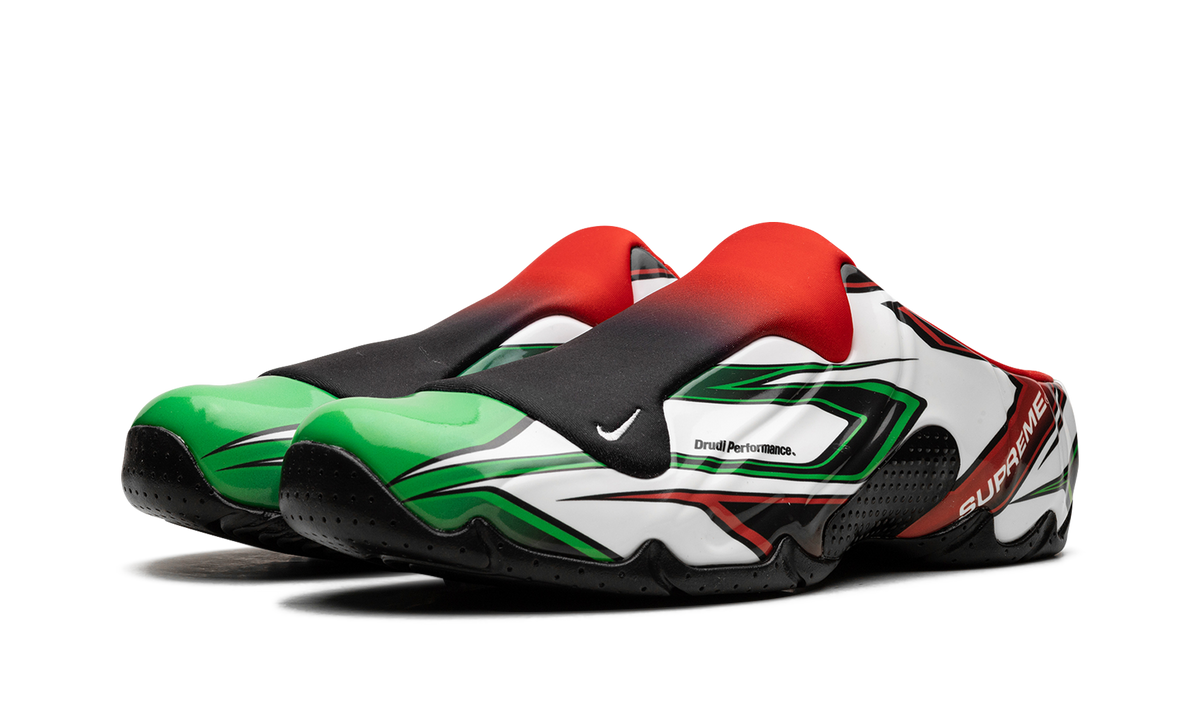 Nike Clogposite Supreme White Gym Red Green