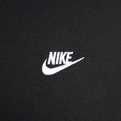 Nike Club Fleece Pullover Hoodie Black/White