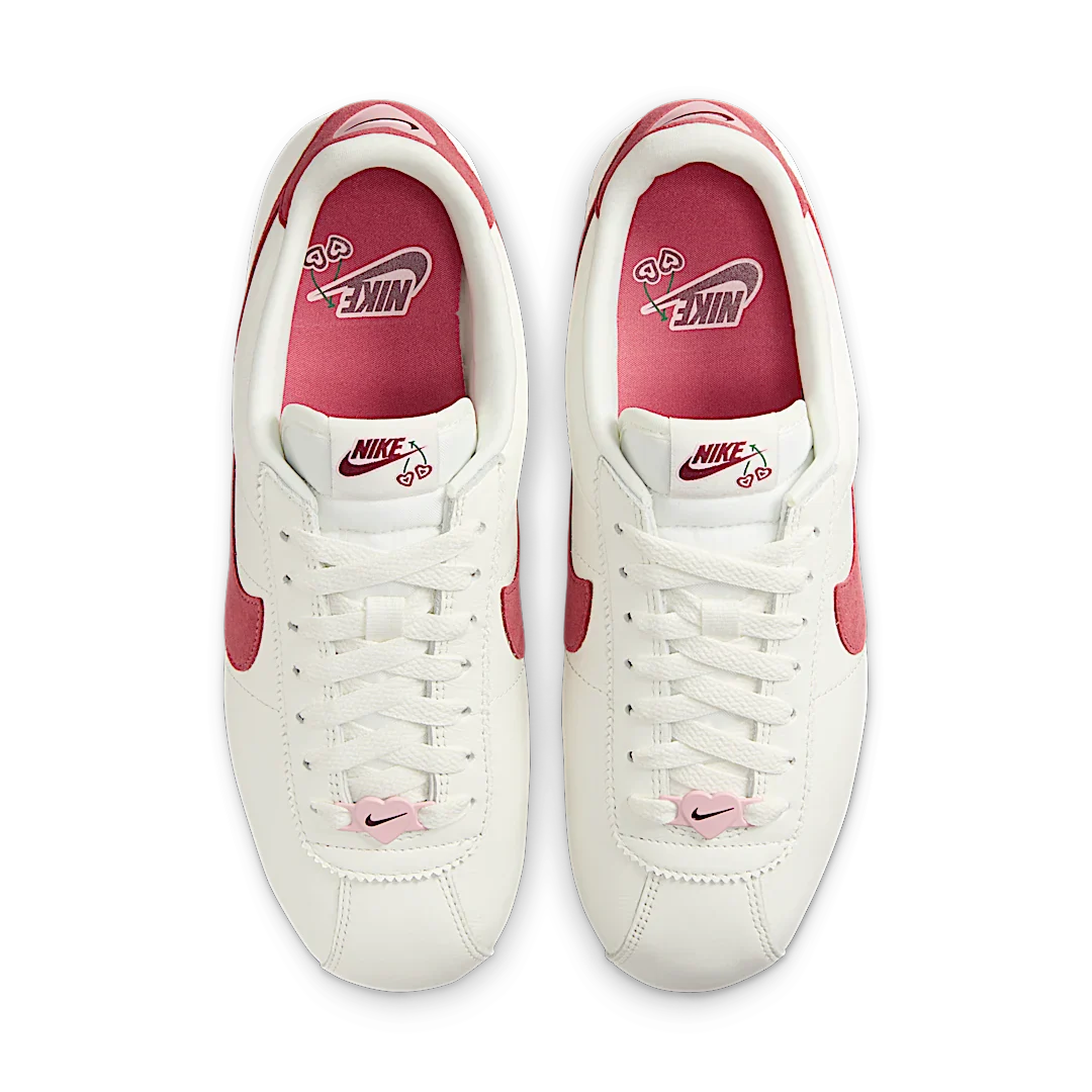 Nike Cortez SE Valentine's Day (2024), Sail/Adobe/Medium Soft Pink/Team Red (FZ5167-133)