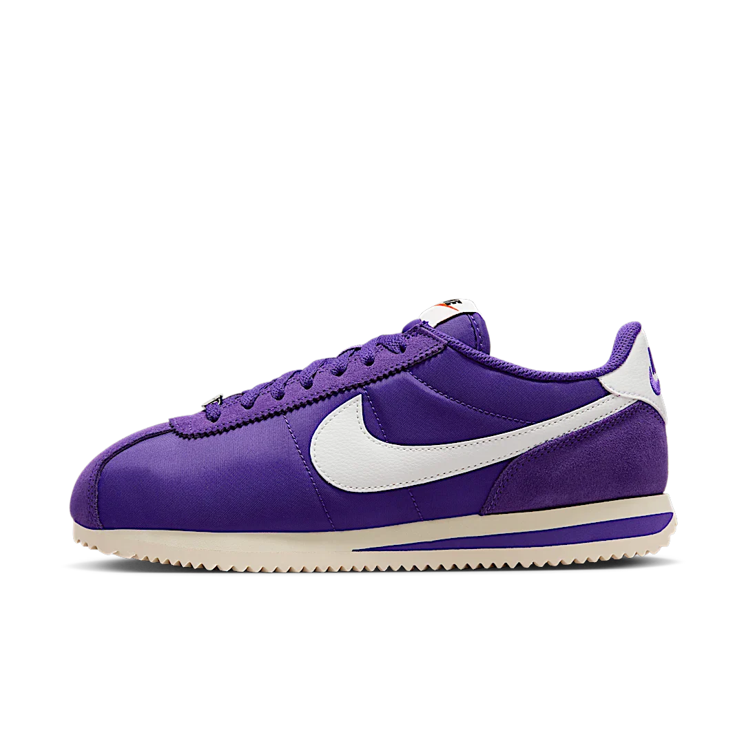 Nike Cortez Textile Field Purple Alabaster Safety Orange Summit White, Field Purple/Alabaster/Safety Orange/Summit White (DZ2795-500)