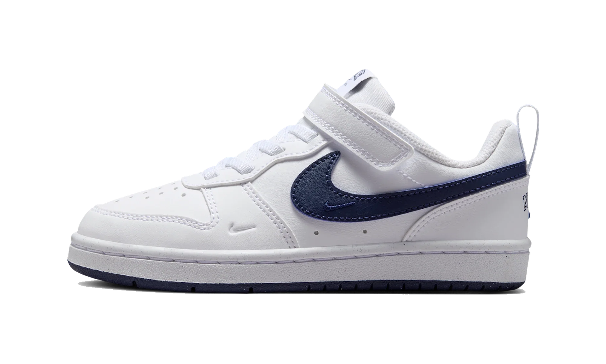 Nike Court Borough Low PS White Midnight Navy