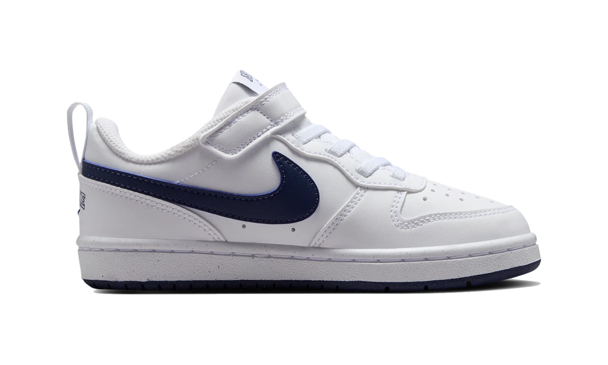 Nike Court Borough Low PS White Midnight Navy