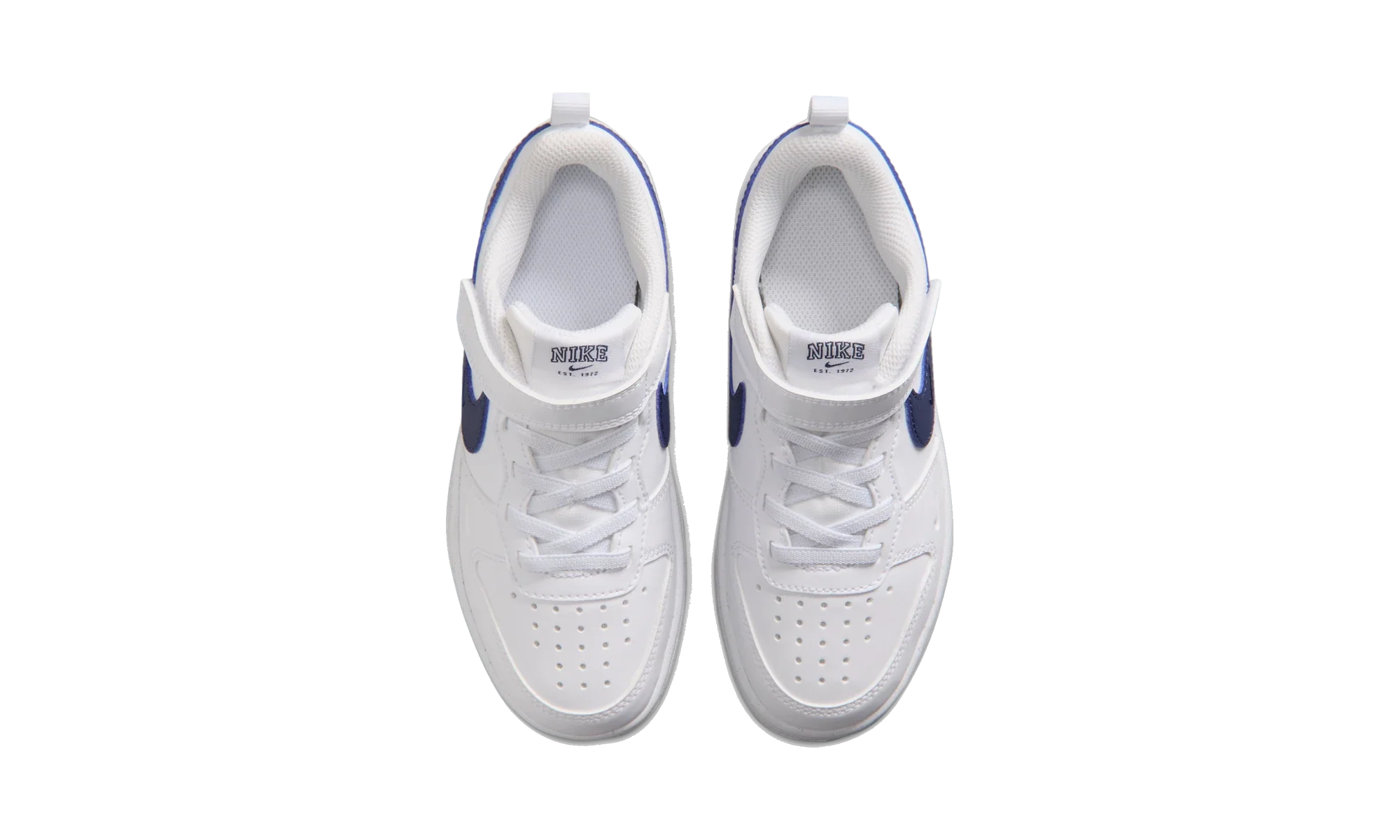 Nike Court Borough Low PS White Midnight Navy