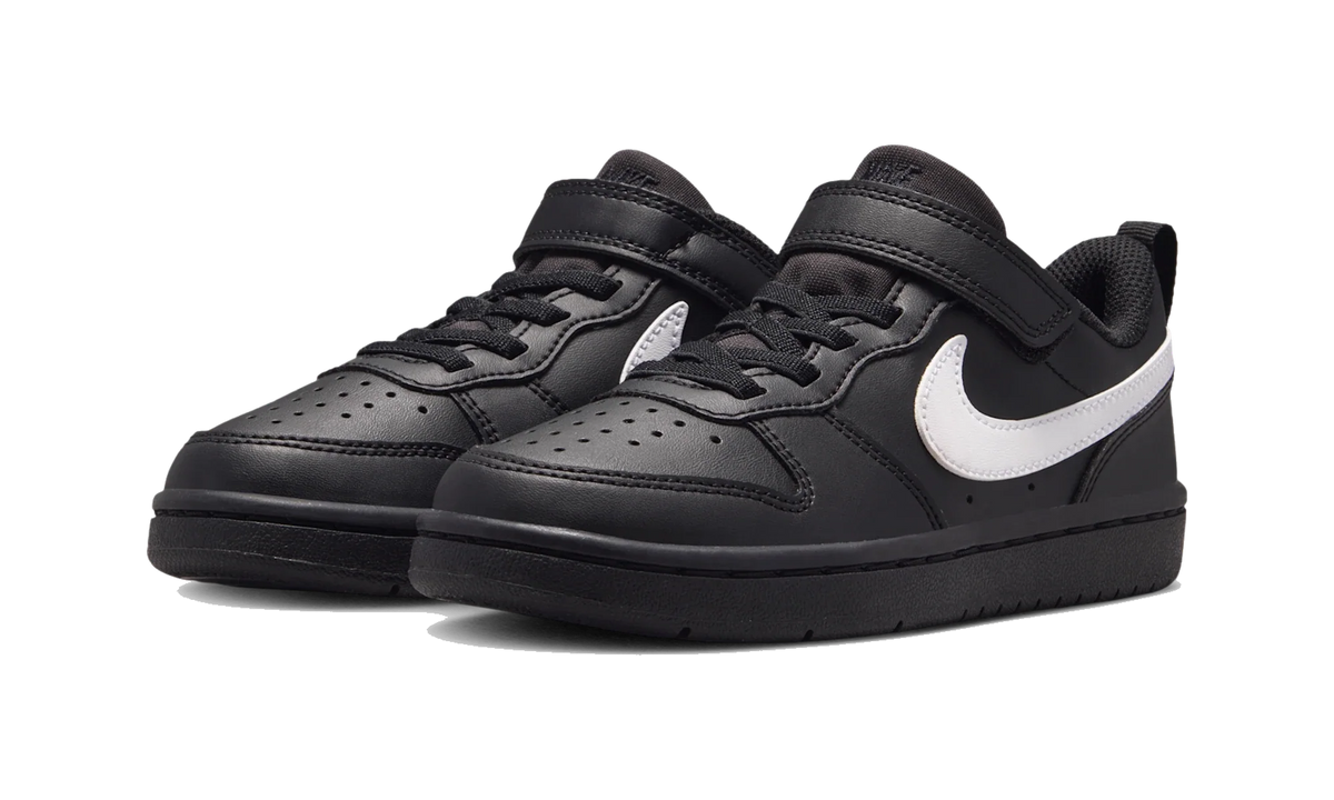 Nike Court Borough Low Recraft Black White Black (PS)