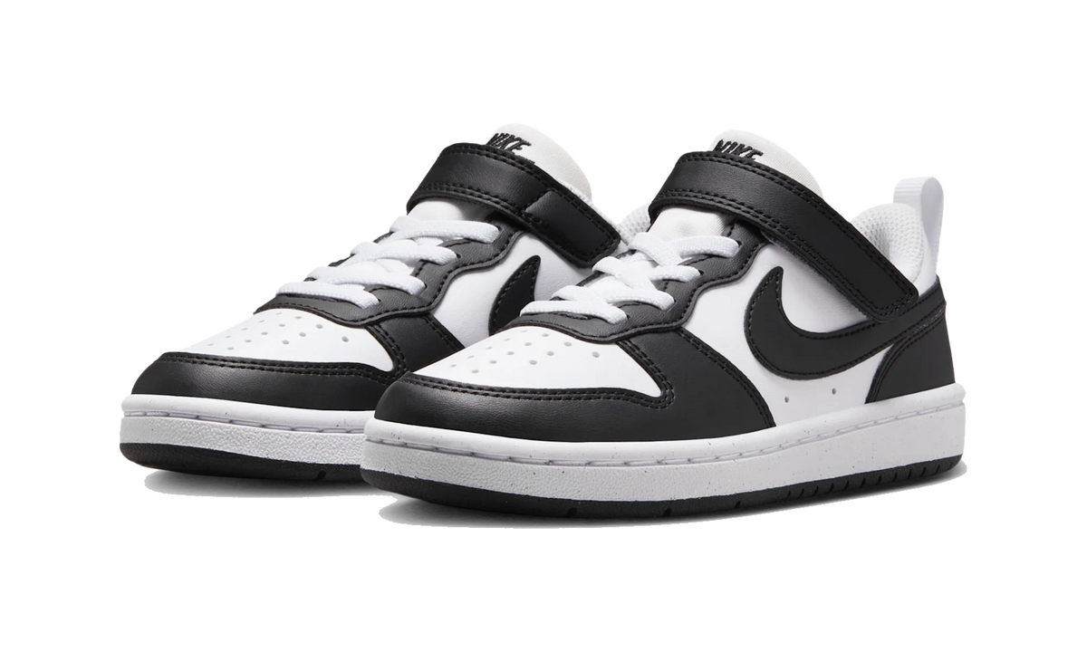 Nike Court Borough Low Recraft Black White (PS)