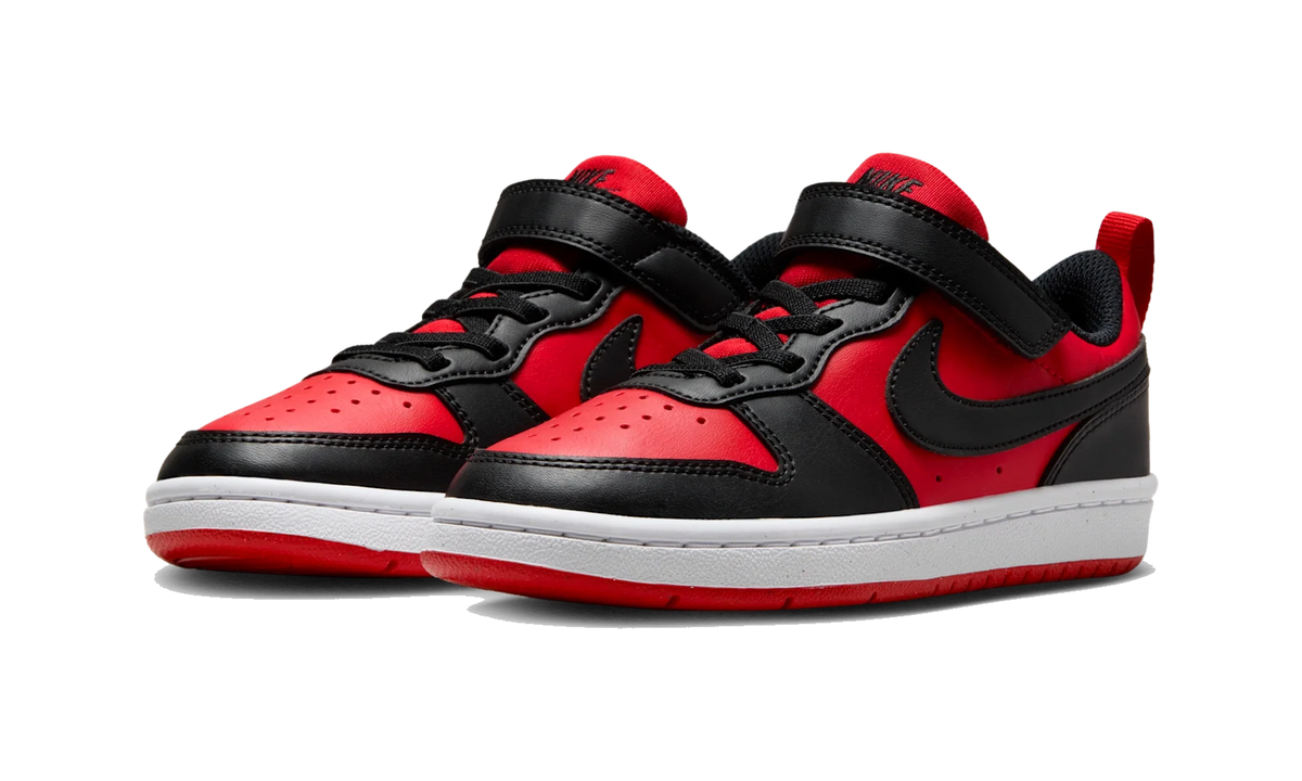 Nike Court Borough Low Recraft University Red Black (PS)