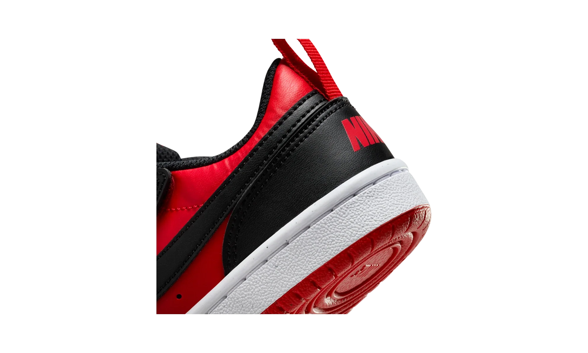 Nike Court Borough Low Recraft University Red Black (PS)