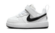 Nike Court Borough Low Recraft White Black Swoosh (TD)