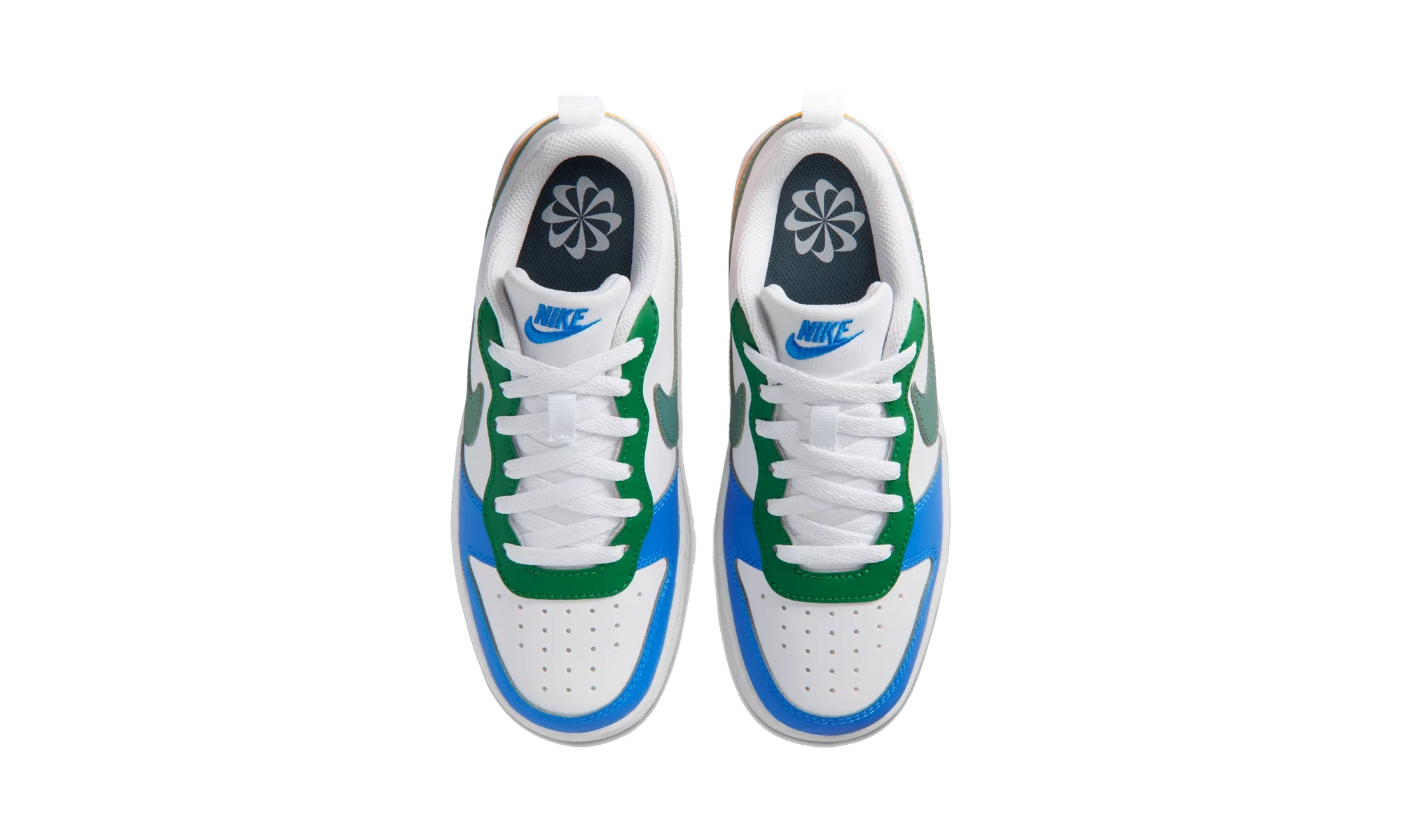 Nike Court Borough Low Recraft White Malachite Blue Crystal Mineral Slate