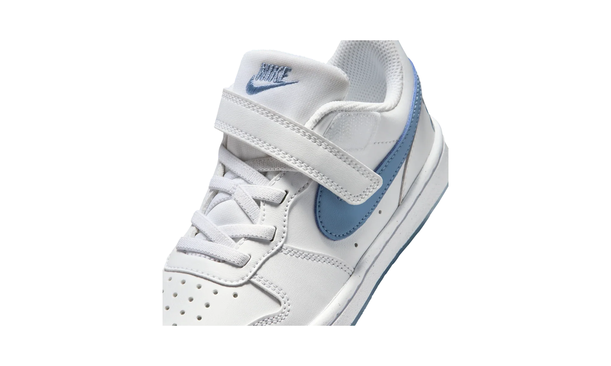 Nike Court Borough Low White Work Blue (PS)
