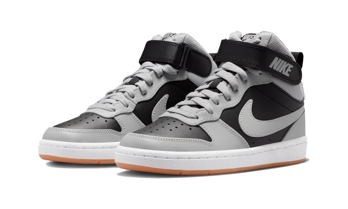 Nike Court Borough Mid 2 Black Light Smoke Grey Gum
