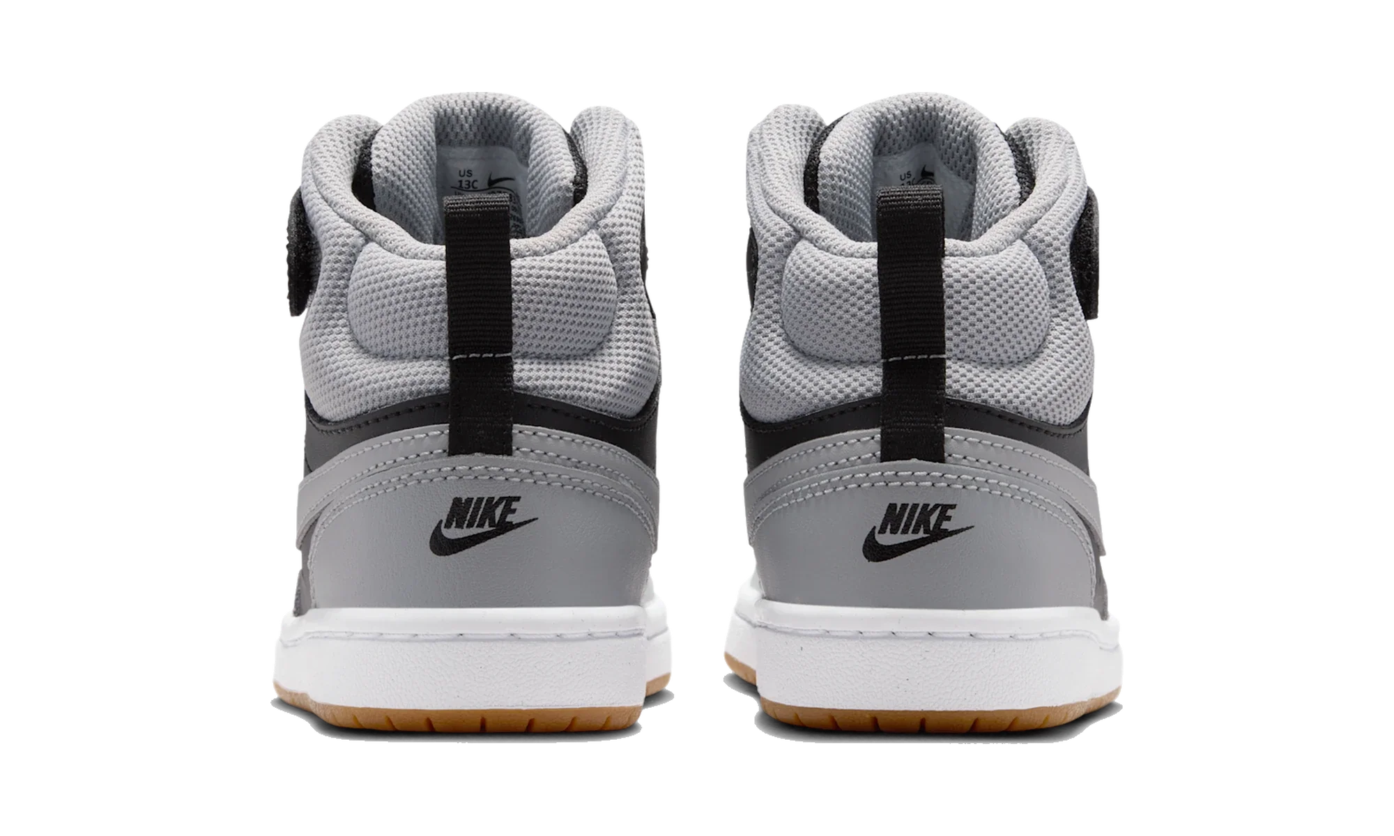 Nike Court Borough Mid 2 Black Light Smoke Grey Gum (PS)