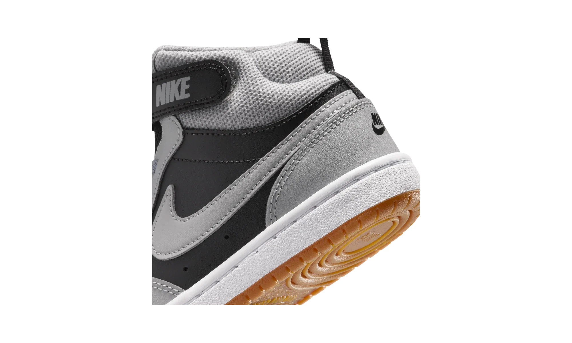Nike Court Borough Mid 2 Black Light Smoke Grey Gum (PS)