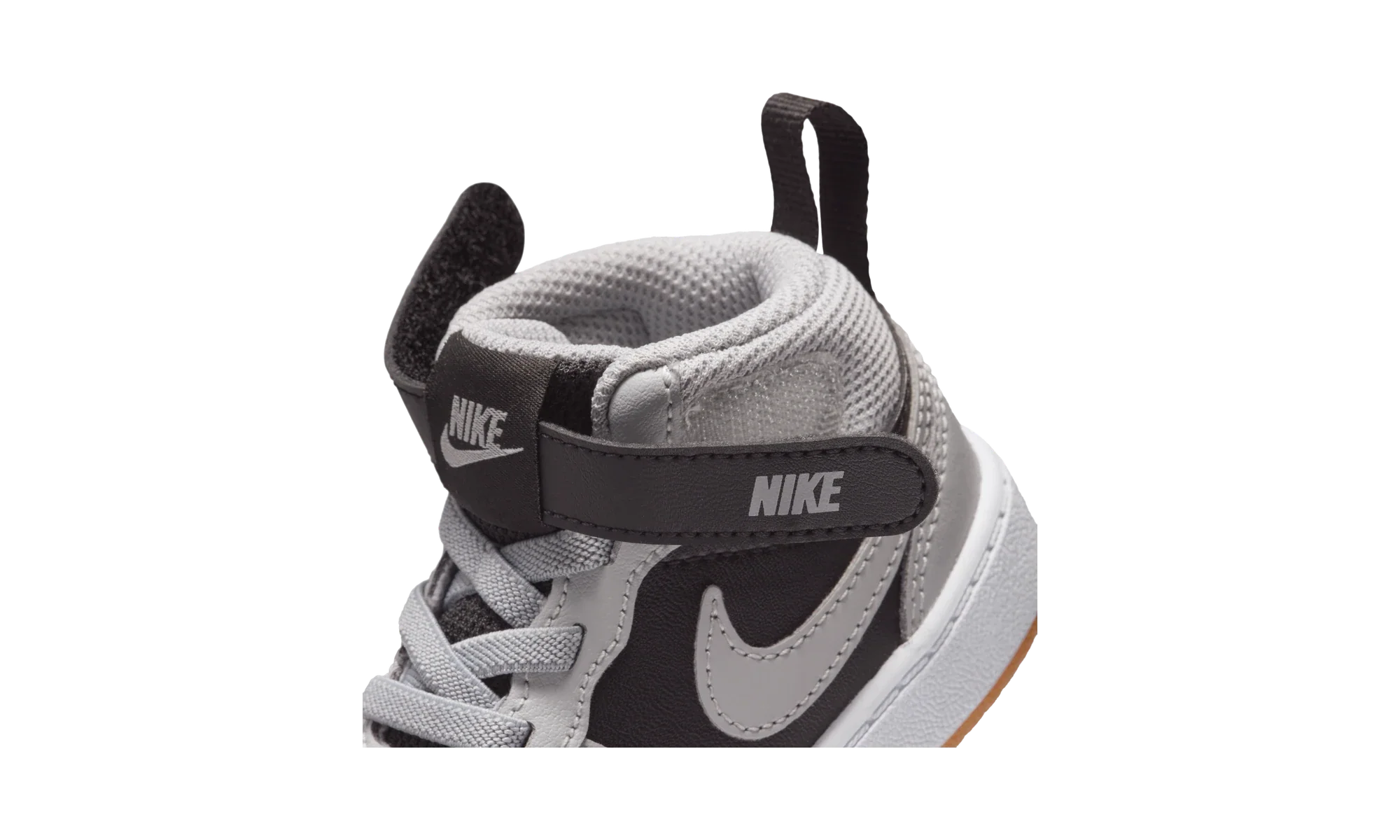 Nike Court Borough Mid 2 Black Light Smoke Grey Gum (TD)