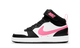 Nike Court Borough Mid 2 Black White Sunset Pulse