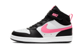 Nike Court Borough Mid 2 Black White Sunset Pulse (PS)