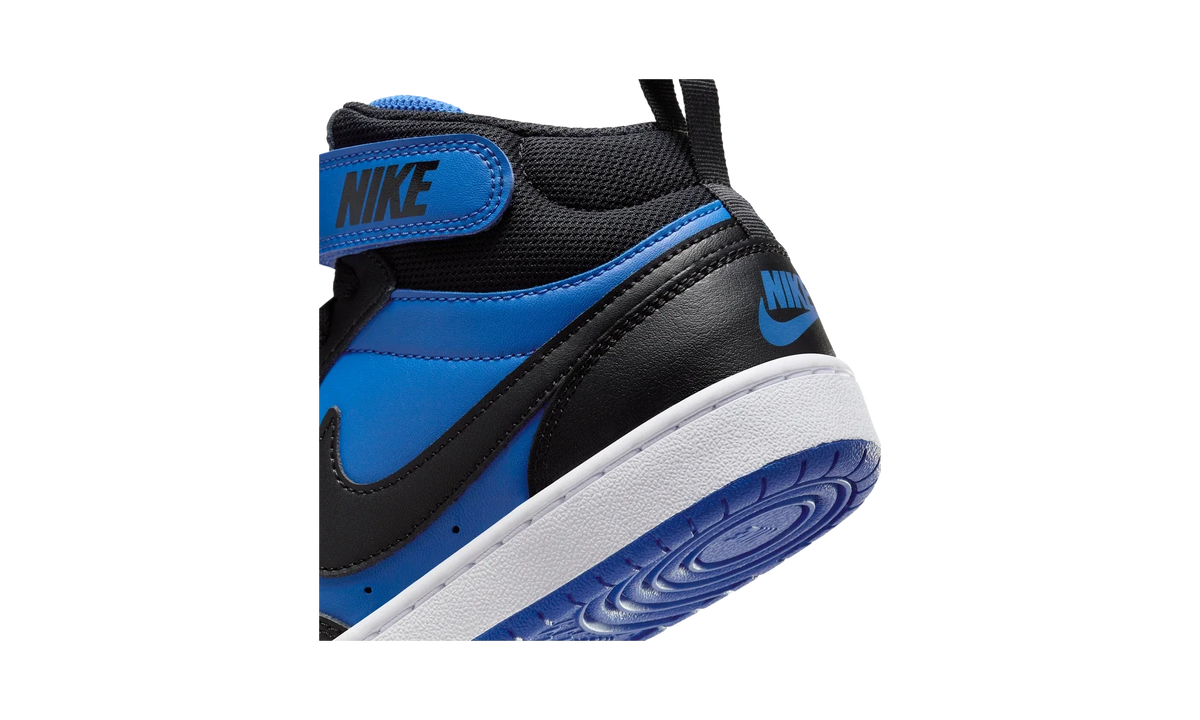 Nike Court Borough Mid 2 Game Royal White Black