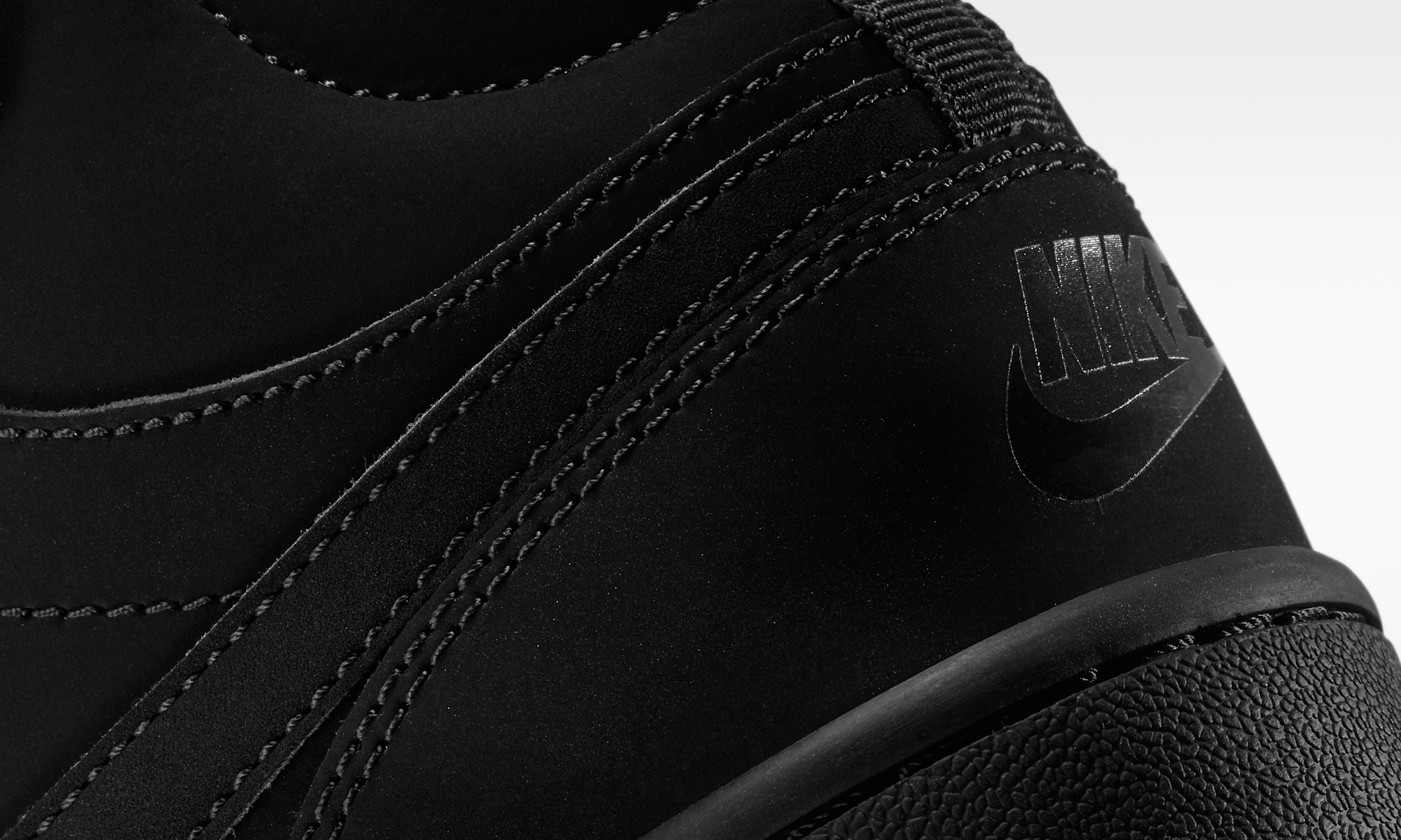 Nike Court Borough Mid 2 Triple Black