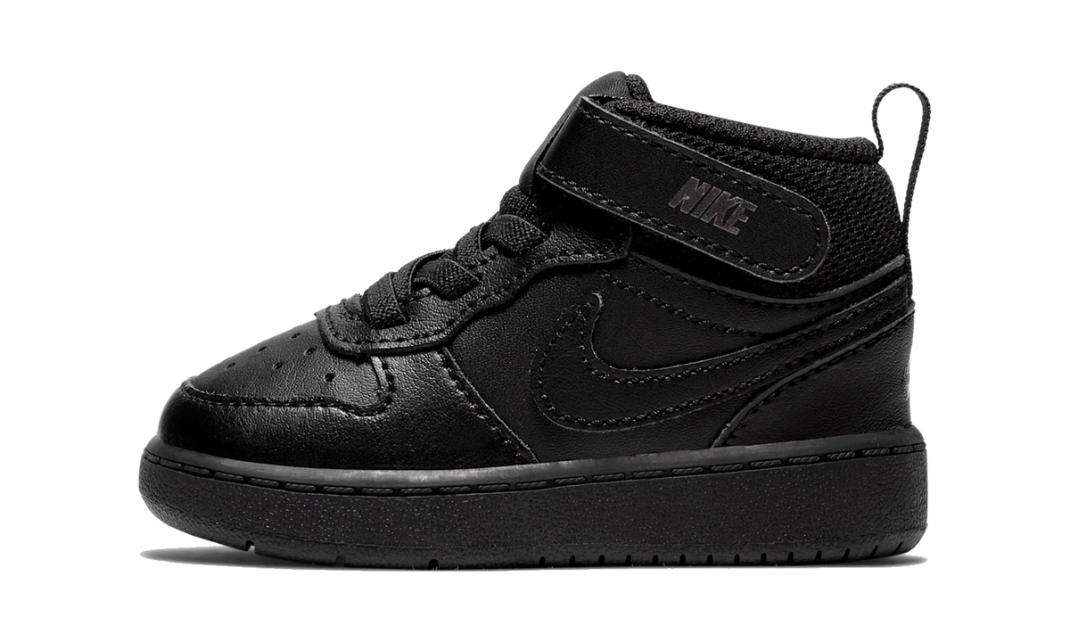 Nike Court Borough Mid 2 Triple Black (TD)