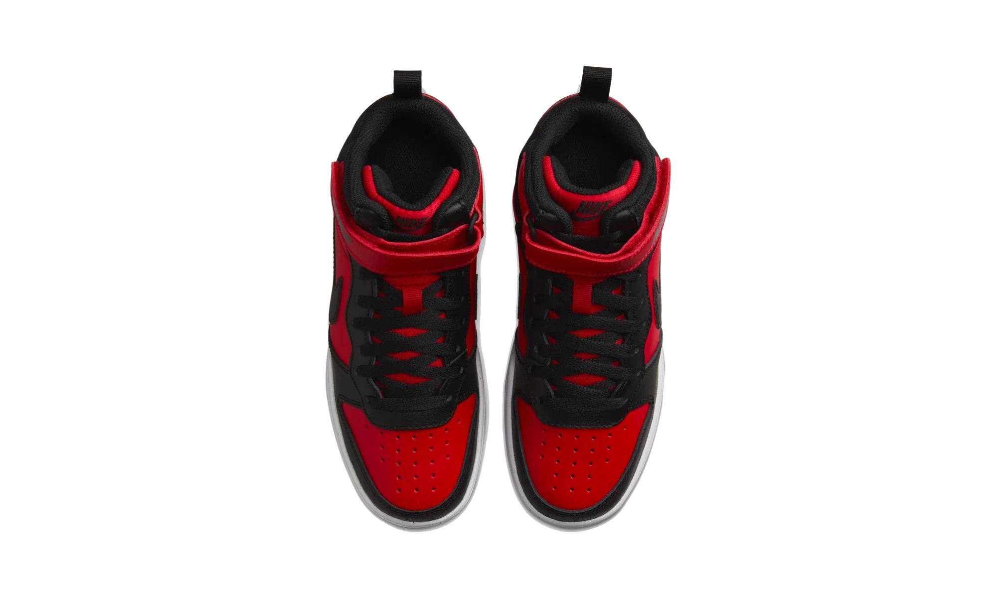 Nike Court Borough Mid 2 University Red White Black