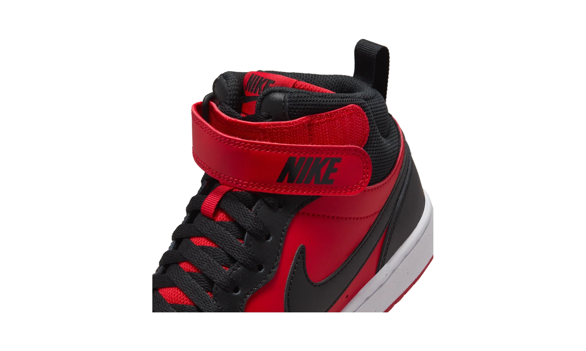 Nike Court Borough Mid 2 University Red White Black