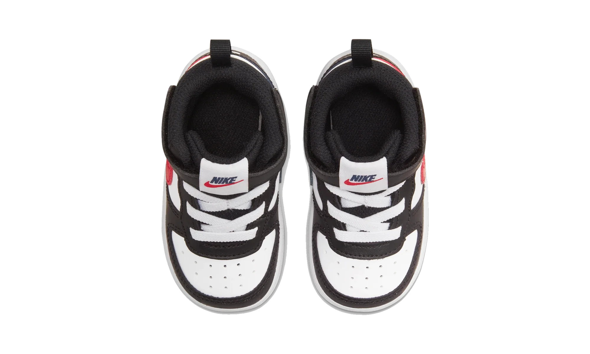 Nike Court Borough Mid 2 White Black University Red (TD)
