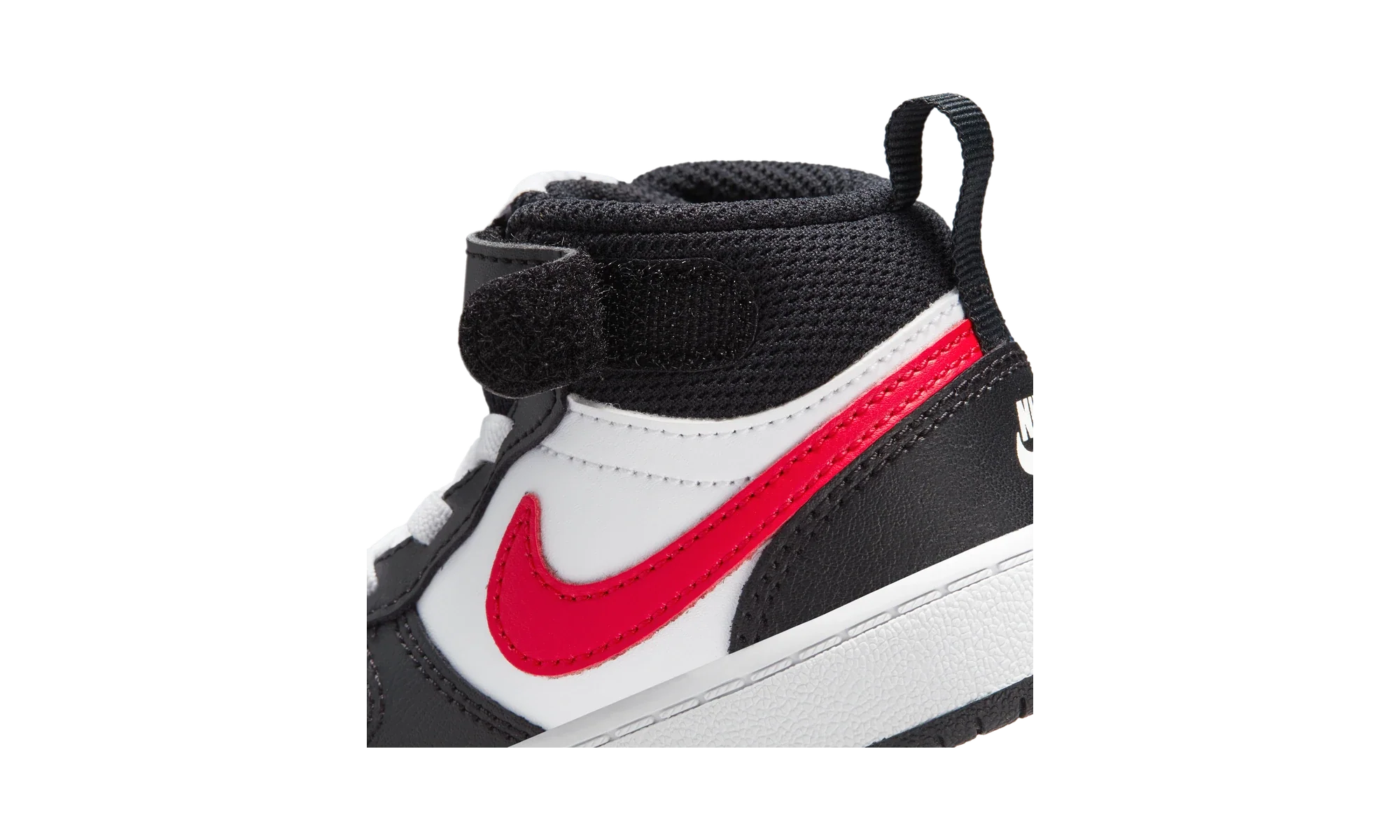 Nike Court Borough Mid 2 White Black University Red (TD)
