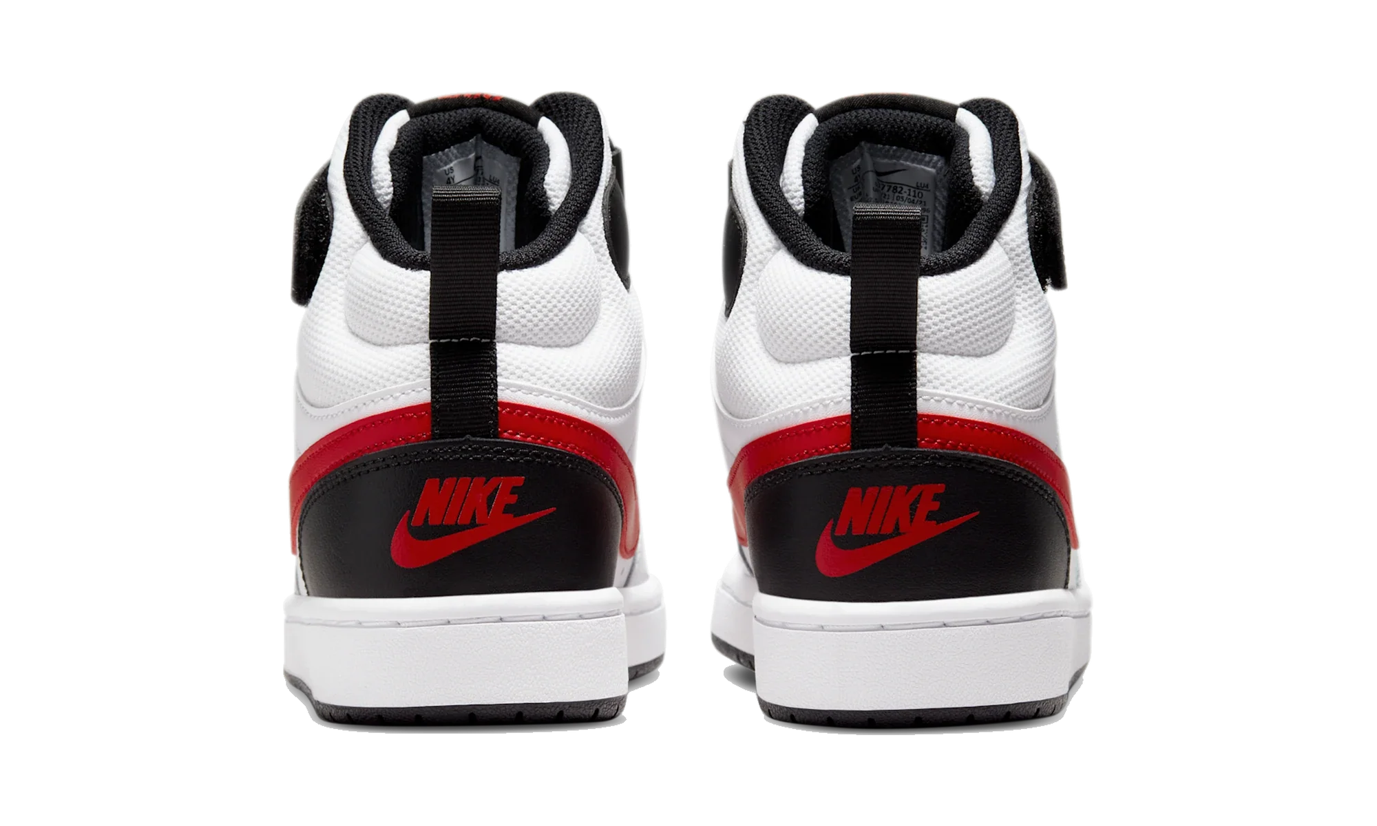 Nike Court Borough Mid 2 White University Red