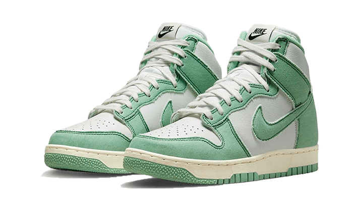 Nike Dunk High 1985 Enamel Green Denim, Enamel Green/Enamel Green/Summit White (DV1143-300)