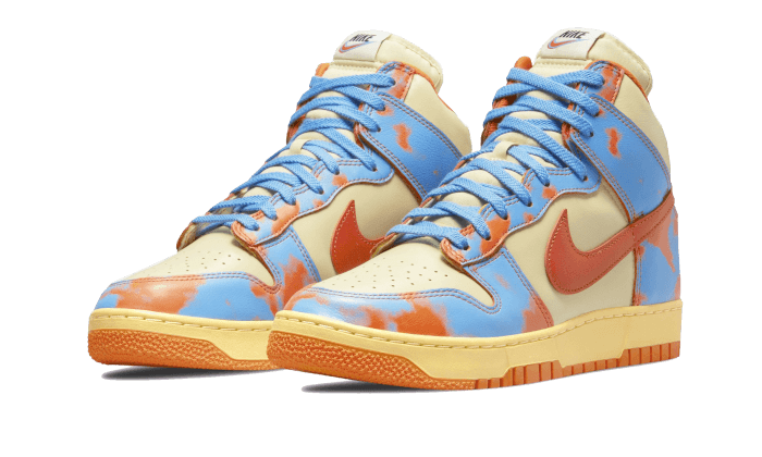 Nike Dunk High 1985 SP Orange Acid Wash, Safety Orange/Team Orange (DD9404-800)