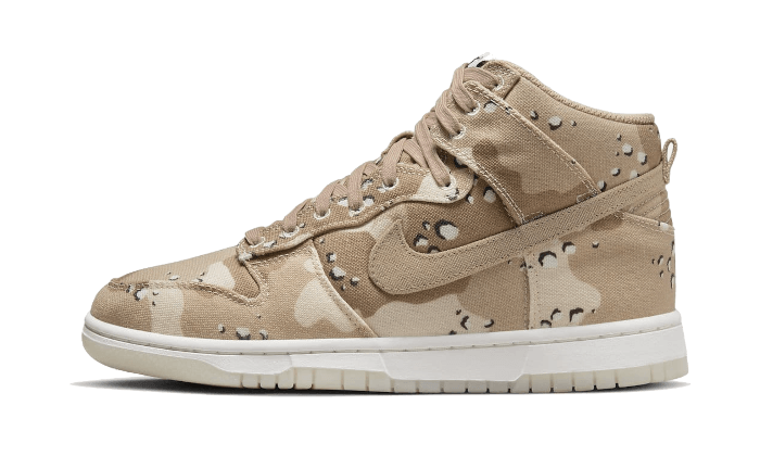 Nike Dunk High Desert Camo, Hemp/Light Soft Pink-Sail (DX2314-200)