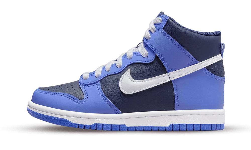 Nike Dunk High Medium Blue Midnight Navy, Medium Blue/White-Midnight Navy (DJ6189-400 / DB2179-400)