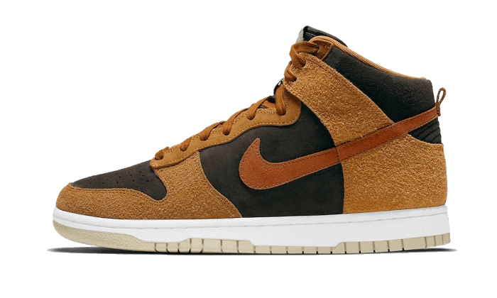 Nike Dunk High PRM Dark Russet, Velvet Brown/Dark Russet-Dark Curry-Sail (DD1401-200)