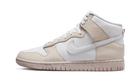 Nike Dunk High Retro PRM Cracked Leather Swoosh, Summit White/White/Phantom/Pink Oxford (DV0822-100)