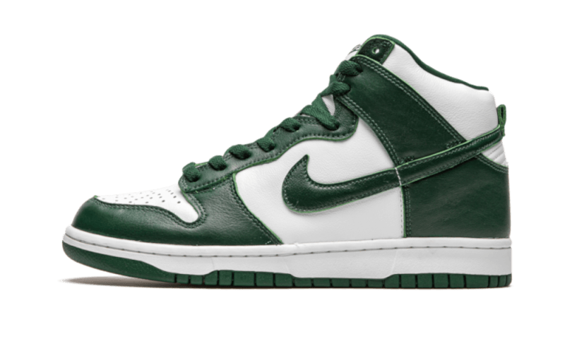 Nike Dunk High Spartan Green, White/Spartan Green-Spartan Green (CZ8149-100)