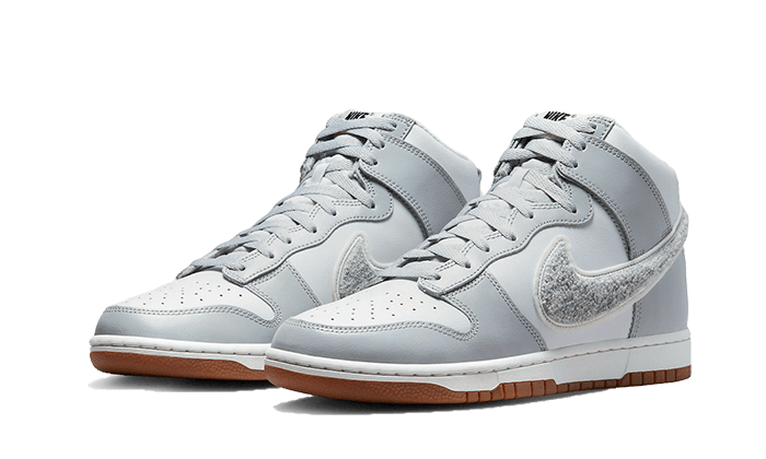 Nike Dunk High University Chenille Swoosh Light Smoke Grey, Light Smoke Grey/Summit White/Phonton Dust (DR8805-003)