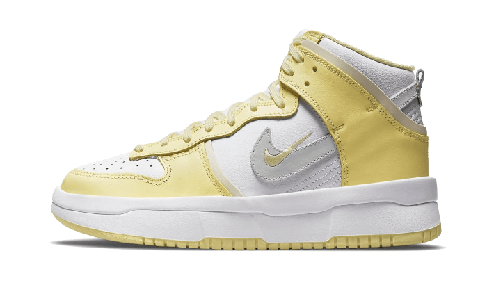 Nike Dunk High Up Light Lemon Yellow, White/Photon Gray-Light Lemon Yellow-Green-Coconut Milk White (DH3718-105)