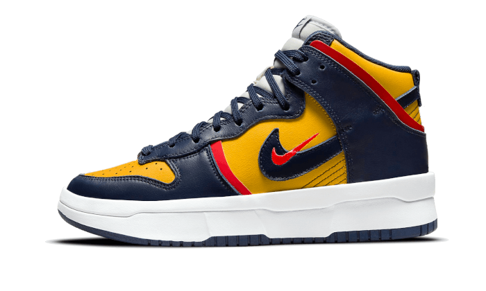 Nike Dunk High Up Michigan, Varsity Maize/Midnight Navy-University Red (DH3718-701)