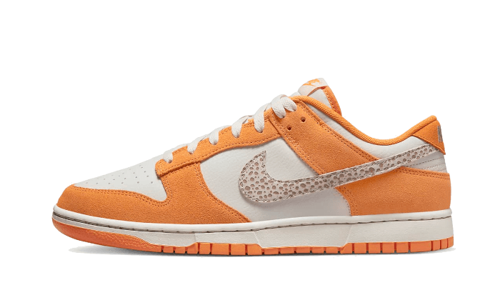 Nike Dunk Low AS Safari Swoosh Kumquat, Kumquat/Light Bone-Dark Driftwood (DR0156-800)